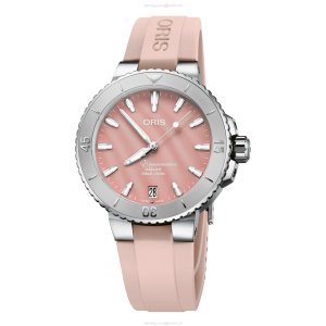 Oris Aquis Automatic Pink Dial - Stainless Steel 36.5mm - 300M Water Resistant