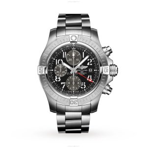 Breitling Avenger A24315101B1A1 | 45mm Stainless Steel Automatic Watch - Black Dial