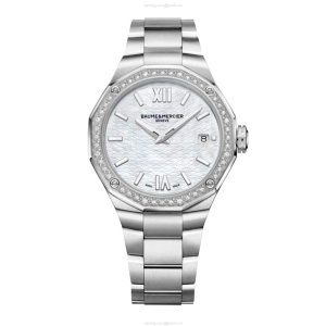 Baume & Mercier Riviera M0A10662 - 36mm Silver Dial - Stainless Steel Quartz Watch