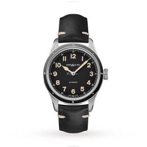 Montblanc 1858 126760 Automatic Watch - 40mm Black Dial - Stainless Steel