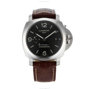 Panerai Luminor PAM00320 Automatic Watch - 44mm Stainless Steel & Black Dial