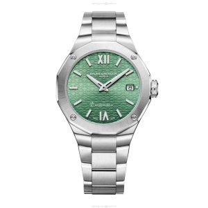 Baume & Mercier Riviera M0A10683 - 36mm Green Dial Quartz Watch