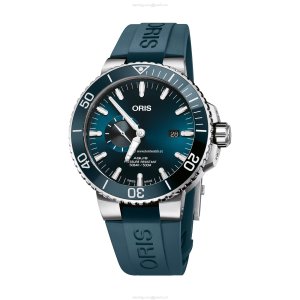 Oris Aquis 45.5mm Blue Dial Automatic Watch - 500m Water Resistant