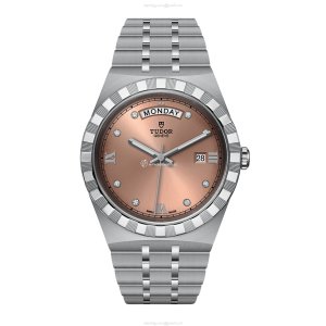 Tudor Royal M28600-0011 Automatic Watch - 41mm Stainless Steel Pink Dial