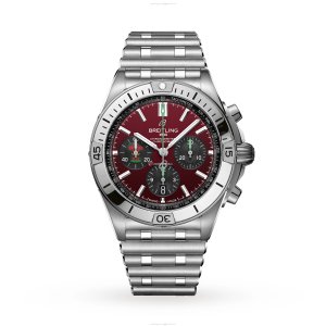 Breitling Chronomat AB0134A61K1A1 | 42mm Stainless Steel Automatic Red Dial