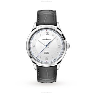 Montblanc Heritage 119943 Automatic Watch - 40mm Stainless Steel Silver Dial
