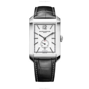 Baume & Mercier Hampton M0A10528 - Stainless Steel Quartz Watch - White Dial