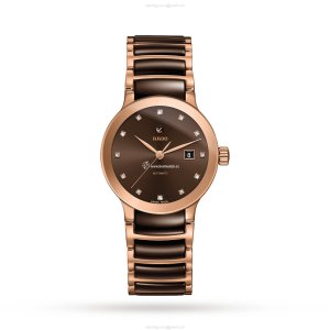 Rado Centrix R30183752 Automatic Brown Ceramic Watch | 31mm