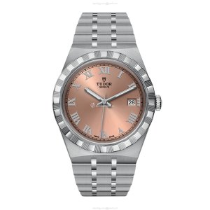 Tudor Royal M28500-0007 Automatic Watch - 38mm Pink Dial | Stainless Steel