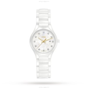 Rado True Ceramic Watch | 30mm Quartz | Mother Of Pearl Dial