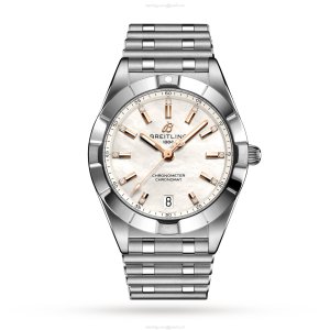 Breitling Chronomat 32mm White Dial - Stainless Steel Quartz Watch