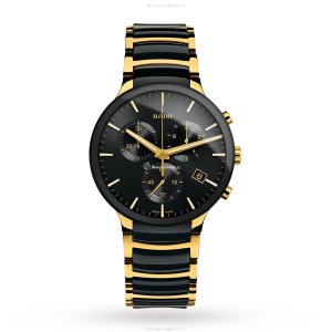 Rado Centrix R30134162 Black Ceramic Watch | Quartz 44mm