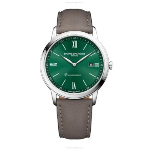 Baume & Mercier Classima M0A10607 - 42mm Green Dial Quartz Watch
