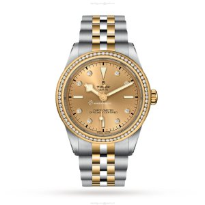 Tudor Black Bay M79673-0007 | 39mm Steel & Gold Automatic Watch - Champagne Dial
