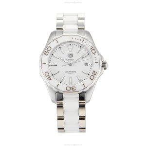 TAG Heuer Aquaracer Ladies Watch - 35mm White Dial - Quartz - Stainless Steel