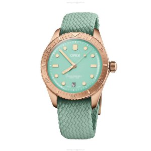 Oris Divers Sixty-Five Bronze Automatic Green Dial - 38mm Replica Watch