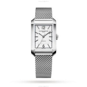Baume & Mercier Hampton BM0A10672 Automatic Watch | Stainless Steel White Dial