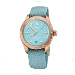 Oris Divers Sixty-Five Bronze Automatic Blue Dial 38mm Replica Watch
