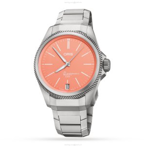 Oris Big Crown ProPilot X Calibre 400 | 39mm Titanium Automatic | Pink Dial