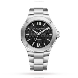Baume & Mercier Riviera BM0A10621 - 35mm Automatic Black Dial - Stainless Steel