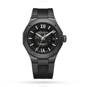Baume & Mercier Riviera BM0A10617 - 42mm Automatic Black Dial Watch
