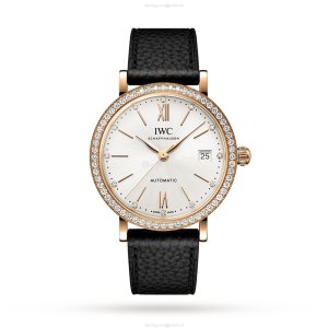 IWC Portofino IW658603 37mm Rose Gold Automatic Silver Dial Replica