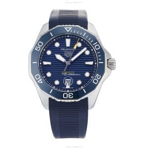 Pre-Owned TAG Heuer Aquaracer Automatic Blue Dial Watch - 43mm Steel