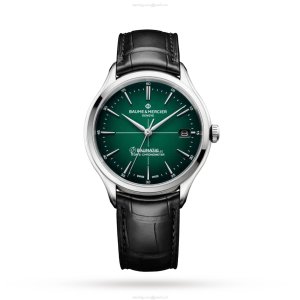 Baume & Mercier Clifton Automatic Green Dial - 42mm Stainless Steel Watch