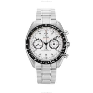 Omega Speedmaster 44mm Automatic Chronograph - White Dial Stainless Steel