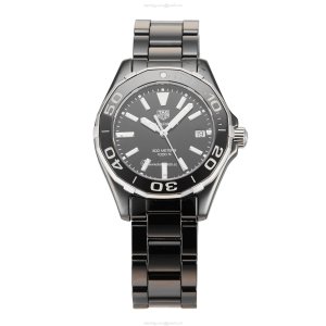 TAG Heuer Aquaracer WAY1390.BH0716 | 35mm Ceramic Quartz Watch | Black Dial