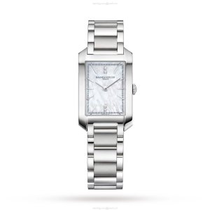 Baume & Mercier Hampton BM0A10474 | 40mm Stainless Steel Quartz Watch - Silver Dial
