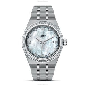 Tudor Royal M28320-0001 | 28mm Automatic Watch | White Dial & Diamonds