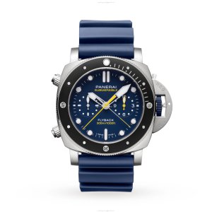 Panerai Submersible PAM01291 Automatic Blue Dive Watch - 47mm Ceramic & Titanium