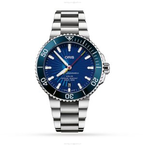 Oris Aquis Automatic Blue Dial 42mm Stainless Steel Replica Watch