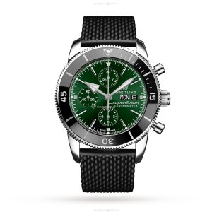 Breitling Superocean Heritage 44mm Automatic Green Dial - Stainless Steel
