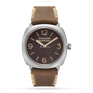 Panerai Radiomir PAM01243 - 45mm Stainless Steel - Brown Dial - Manual Winding