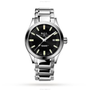 BALL Engineer M NM2128C-S1C-BK Automatic Watch - 43mm Black Dial Stainless Steel