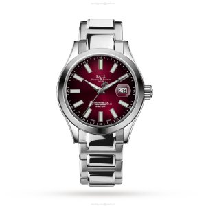 BALL Engineer III NM9026C Automatic Watch - 40mm Red Dial | Stainless Steel
