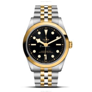Tudor Black Bay M79643-0001 | 36mm Automatic Watch | Steel & Gold