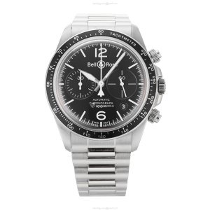Bell & Ross BRV294 Automatic Chronograph - 41mm Black Dial Stainless Steel