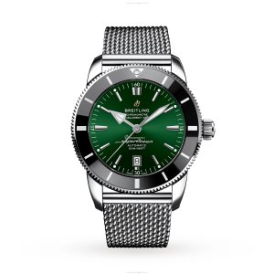 Breitling Superocean Heritage 46mm Automatic Green Dial - Stainless Steel Watch