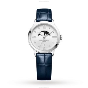 Baume & Mercier Classima BM0A10329 | Ladies Silver Dial Diamond Watch | Quartz