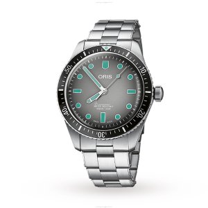 Oris Diving 01 733 7707 4053-07 | 40mm Automatic Grey Dial | Stainless Steel