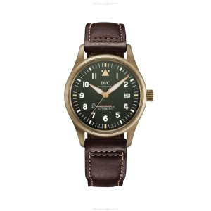 IWC Pilot IW326806 Bronze Automatic Green Watch - 39mm
