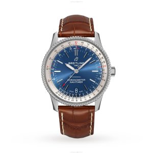 Breitling Navitimer Automatic 38mm Blue Dial Stainless Steel Watch