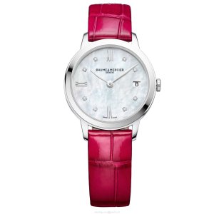 Baume & Mercier Classima M0A10325 Ladies Watch - Stainless Steel & Mother of Pearl