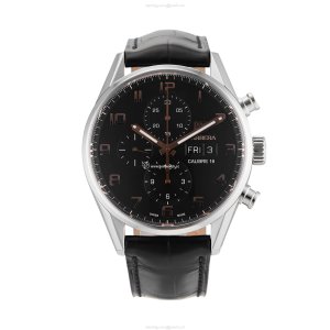 Pre-Owned TAG Heuer Carrera Automatic Chronograph - 43mm Black Dial Men's Watch