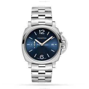 Panerai Luminor Due PAM01124 Automatic Watch - 42mm Blue Dial | Stainless Steel