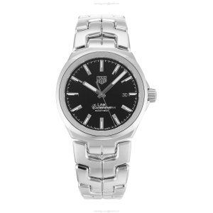 TAG Heuer Link WBC2110.BA0603 Automatic Watch - 41mm Black Dial | Stainless Steel