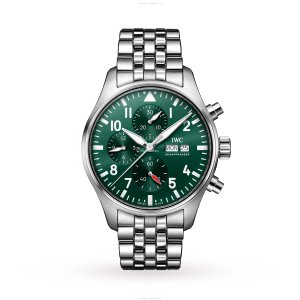 IWC Pilot IW378006 Automatic Green Dial - 43mm Stainless Steel Watch